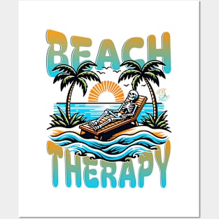 Beach Therapy Posters and Art